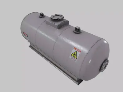 Storage Tank Low-poly 3D model get