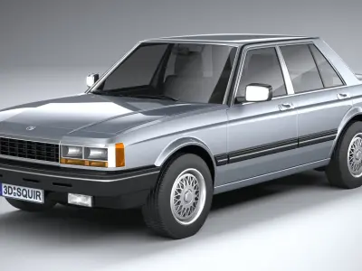 Generic Sedan 1980 3D model purchase