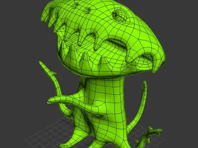 Swamp Creature Free 3D model