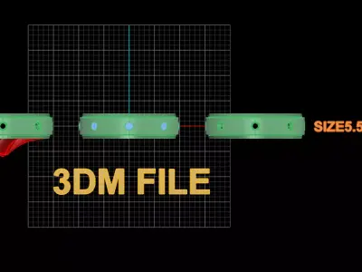 Traditional Box Style Infinity Diamond Band 3D print model