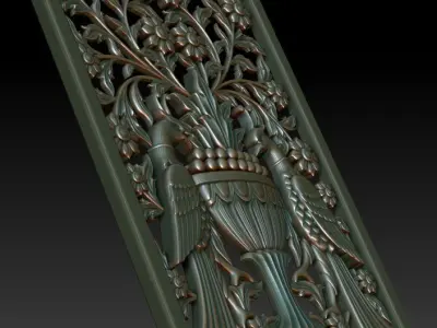 Decorative panel 3D model