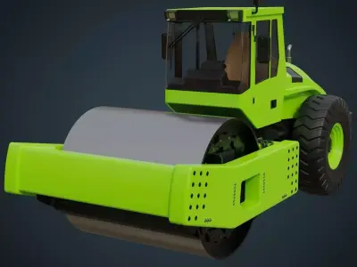 Compactor 1 Untextured 3D model