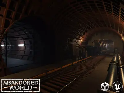 Modular Subway Tunnels 3D Model Pack
