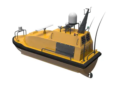 Autonomous Surface Vehicle 3D model