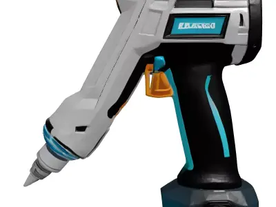 Futuristic Plasma Cutter Tool 3D model purchase