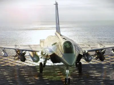 Fighter jet concept  Free 3D model
