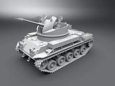 M42 Duster Scale model 3D print model