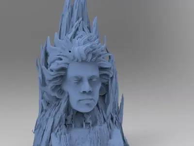 Fallen Angel cliffs 3  3D model