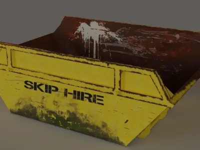 Skip -Lowpoly PBR Unity Low-poly 3D model