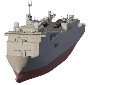 AMPHIBIOUS ASSAULT NAVY CARRIER 3D model