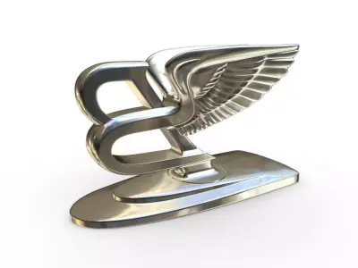 bentley logo 3D model