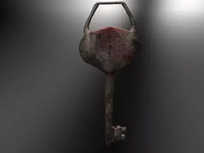 Old Key Free low-poly 3D model