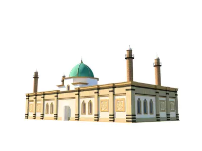Al Nuri Great Mosque Reconstruction 3D model