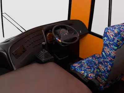 Hino 8j bus 3D model