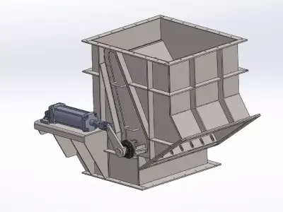 TROUSER FLAP 1000X1150 MM 3D model