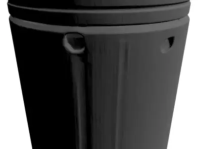 Industrial Metal Piston Mechanical Part 3D model