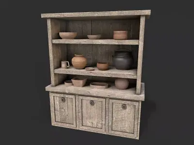 Medieval Kitchen Collection 3D Model Pack