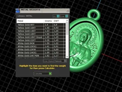 pendant Orthodox Christian Icon St Matrona 1503 3D print model