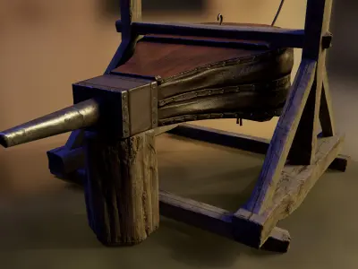 Bellows Low-poly 3D model