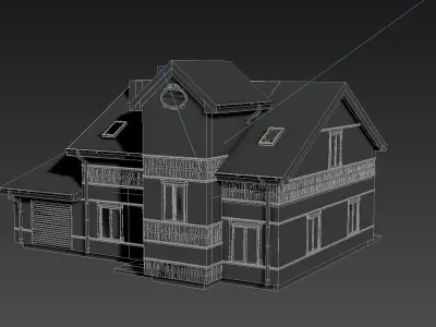 3D private building 3D model