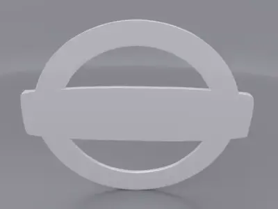 Nissan logo  3D model