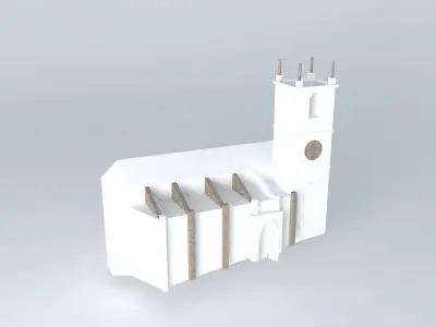 Cathedral of Santa Maria Caceres Free 3D model