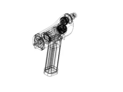 Medical Drill 3D model