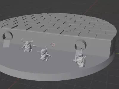 130 mm base for nergle 3D model