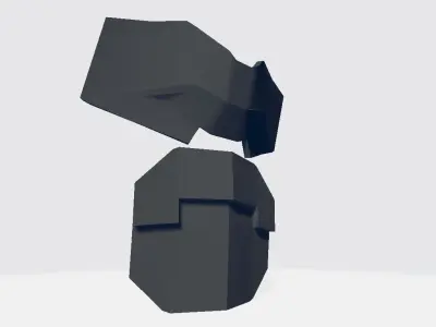Military Clothing Armor  Low-poly 3D model