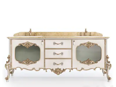 Bathroom cabinet 3D model buy