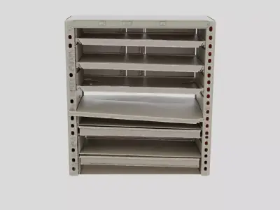Industrial Factory Tool Storage Rack for 3D print 3D model