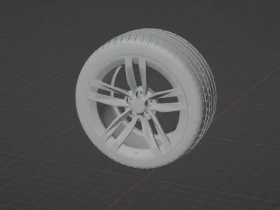 Wheel 3d Free low-poly 3D model by HT-3d-World