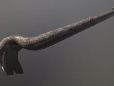 Patacabra doble Low-poly 3D model