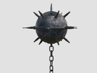 Underwater naval mine 3D model purchase