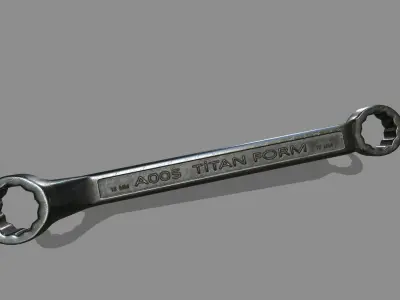 wrench Low-poly 3D model 24