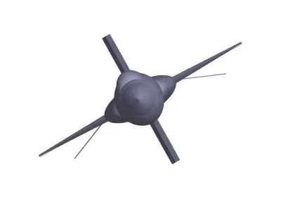 North American X-15 3D model buy