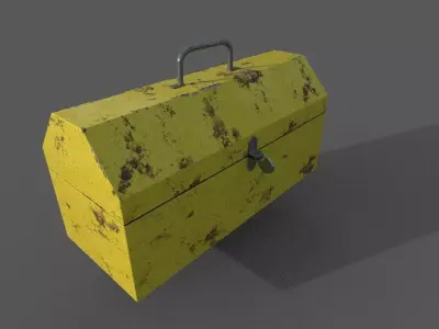 Tool Box 3D Model Low-poly 3D model purchase