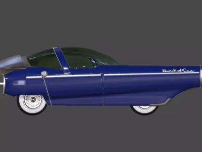 Fantasticar Fantastic Four 2025 3D print model