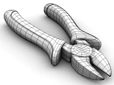 Wire cutter 3D model buy