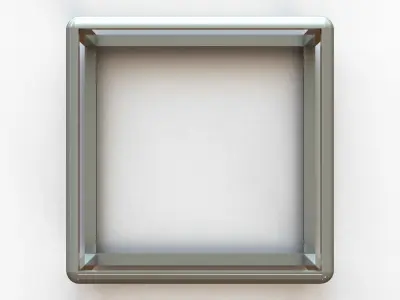 Wireframe Shape Cube Free 3D print model