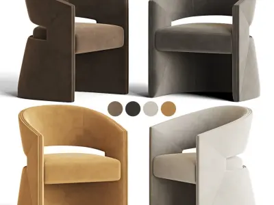 Fortune Dining Chair Tecninovainteriors 3D model