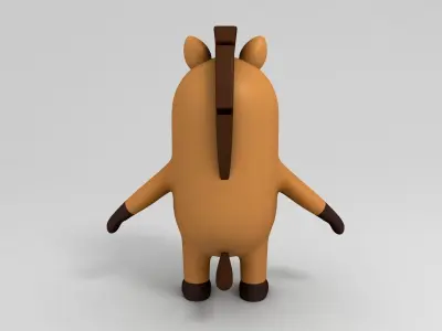 Horse Character 3D model