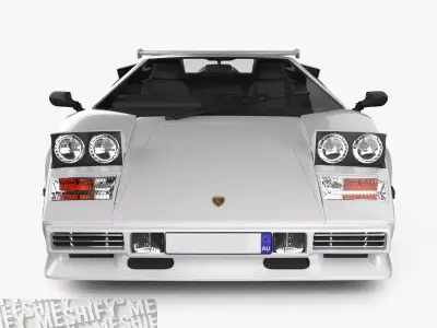 1985 Classic Wedge Supercar 3D model