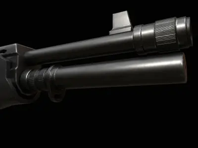 Spas 12 Low-poly 3D model