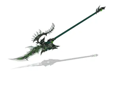 Royal Guard Spear Low-poly 3D model
