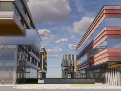   Garden City- The office building  Free 3D model