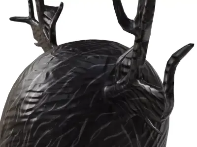 Deer Helmet 3D model