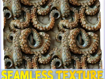Octopus Seamless Texture Texture by zames1992