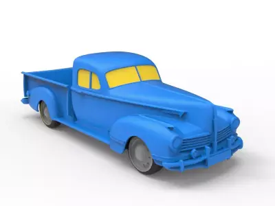 Hudson 1942 Classic Car 3D print model