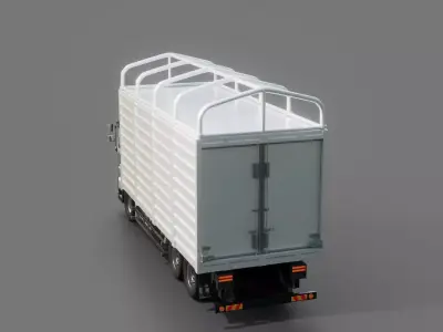 Hino Profia Box Truck 3D model